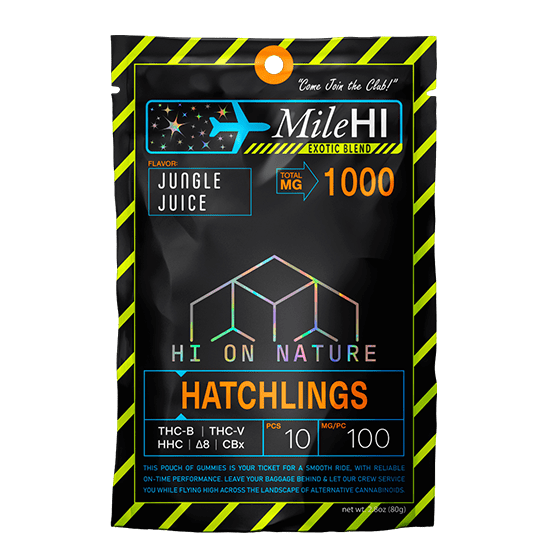 Hi On Nature 1000mg MILE HI BLEND HATCHLINGS Best Sales Price - Gummies