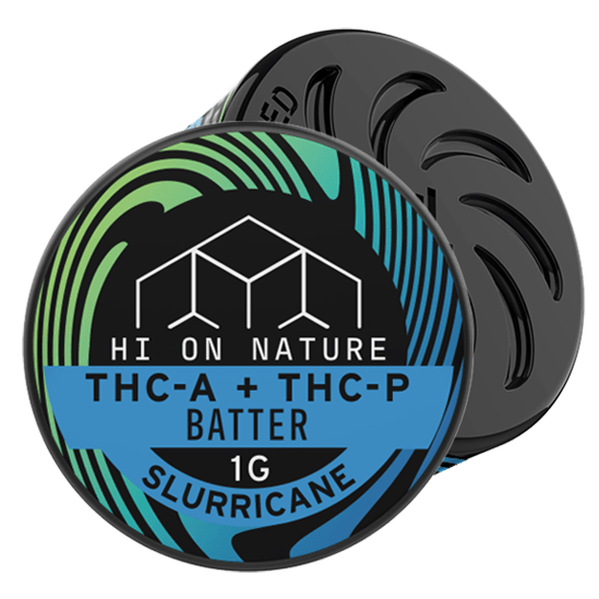 Hi On Nature 1g DAB BATTER THC-A + THC-P - SLURRICANE Best Sales Price - CBD