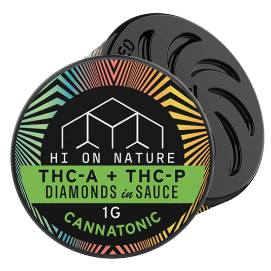 Hi On Nature 1g DAB DIAMOND - THC-A + THC-P - CANNATONIC Best Sales Price - CBD