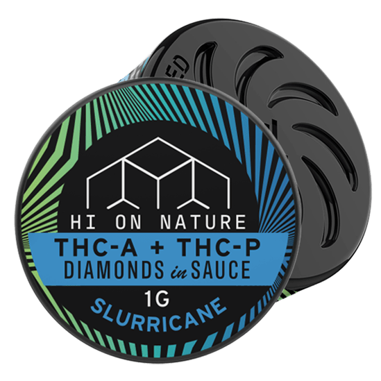 Hi On Nature 1g DAB DIAMOND - THC-A + THC-P - SLURRICANE Best Sales Price - CBD