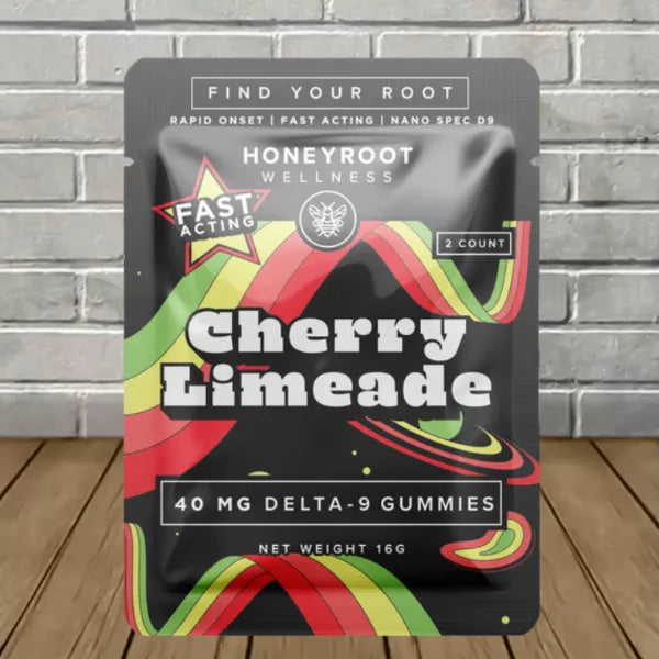 Honeyroot Nano Infused Delta 9 THC Gummies 40mg