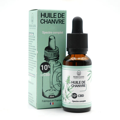 MAMA KANA CBD Huile 10% de CBD Full Spectrum 🇫🇷 Best Sales Price - Tincture Oil