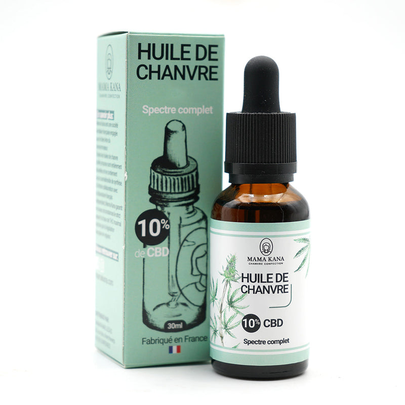 MAMA KANA CBD Huile 10% de CBD Full Spectrum 🇫🇷 Best Sales Price - Tincture Oil