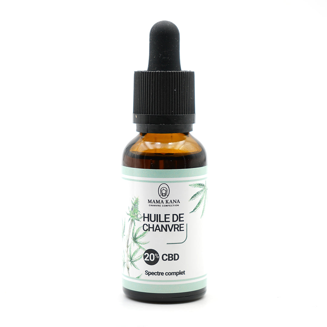 MAMA KANA CBD Huile 20% de CBD Full Spectrum 🇫🇷 Best Sales Price - Tincture Oil