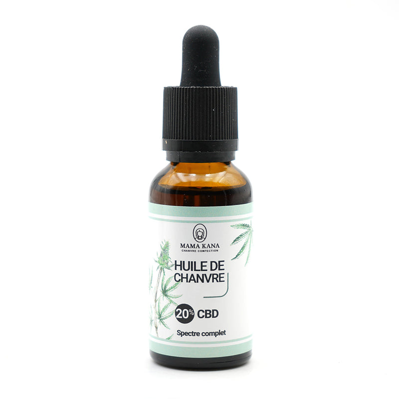 MAMA KANA CBD Huile 20% de CBD Full Spectrum 🇫🇷 Best Sales Price - Tincture Oil