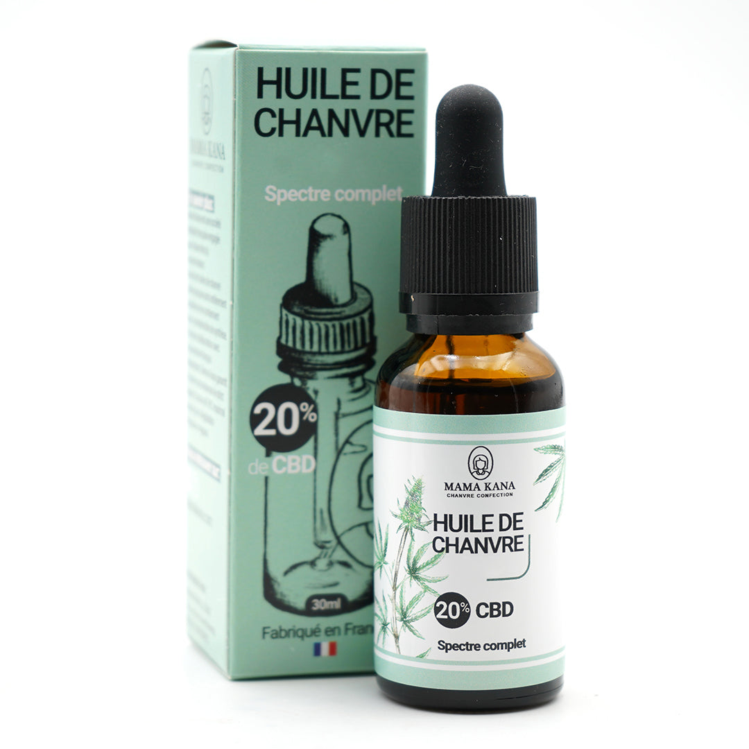 MAMA KANA CBD Huile 20% de CBD Full Spectrum 🇫🇷 Best Sales Price - Tincture Oil