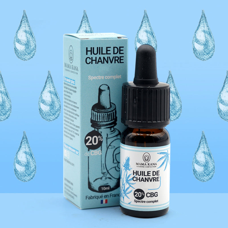 MAMA KANA CBD Huile de Chanvre CBG 20% + CBD 5% 🇫🇷 Best Sales Price - Tincture Oil