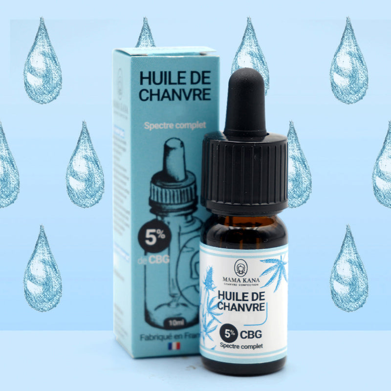 MAMA KANA CBD Huile de Chanvre CBG 5% + CBD 5% 🇫🇷 Best Sales Price - Tincture Oil