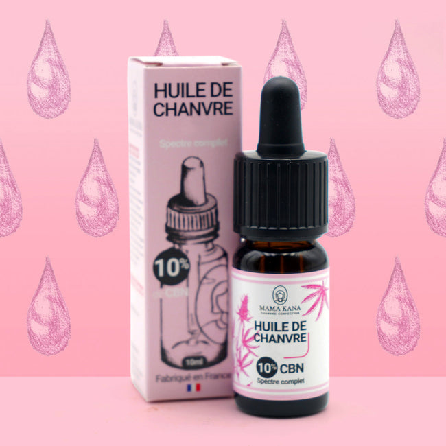 MAMA KANA CBD Huile de Chanvre CBN 10% + CBD 5% 🇫🇷 Best Sales Price - Tincture Oil