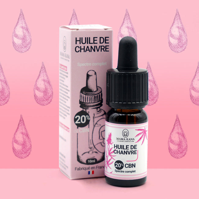 MAMA KANA CBD Huile de Chanvre CBN 20% + CBD 5% 🇫🇷 Best Sales Price - Tincture Oil