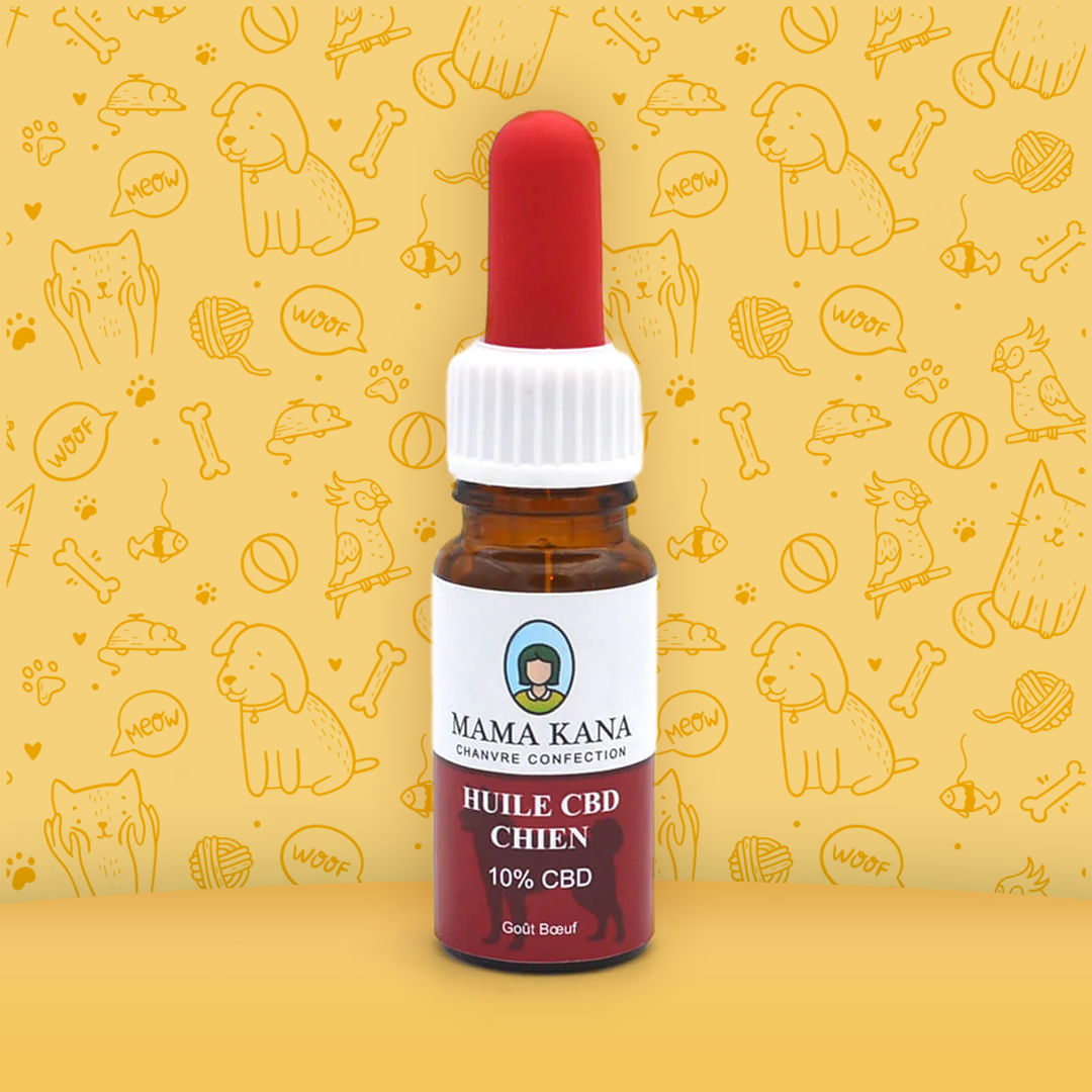 MAMA KANA CBD Huile 10% de CBD pour Chien 🐶 Best Sales Price - Tincture Oil