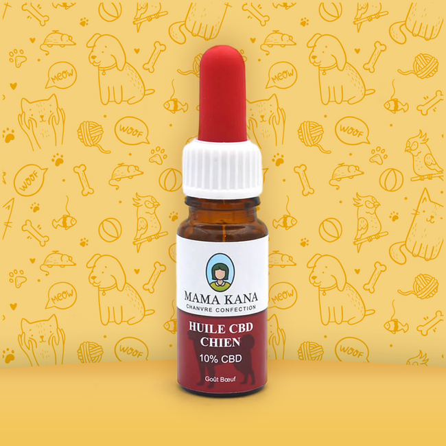 MAMA KANA CBD Huile 10% de CBD pour Chien 🐶 Best Sales Price - Tincture Oil