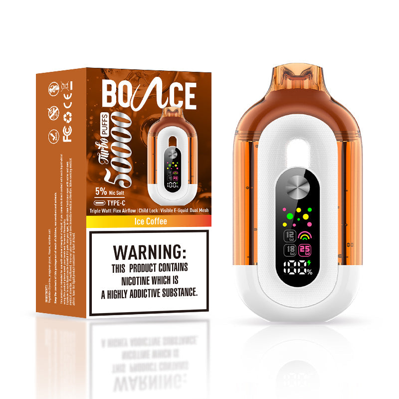 Bounce Turbo 50K Disposable Vape 25W 5%