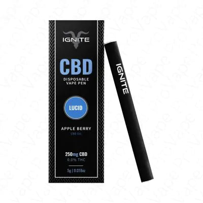 Lucid Apple Berry CBD Ignite 250mg Best Sales Price - Vape Pens