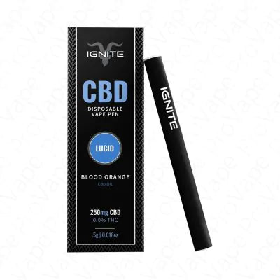 Lucid Blood Orange CBD Ignite 250mg Best Sales Price - Vape Pens