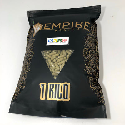 EMPIRE KRATOM - BLACK LABEL - XXL Capsules - 1 KILOGRAM Bag Best Sales Price - Edibles