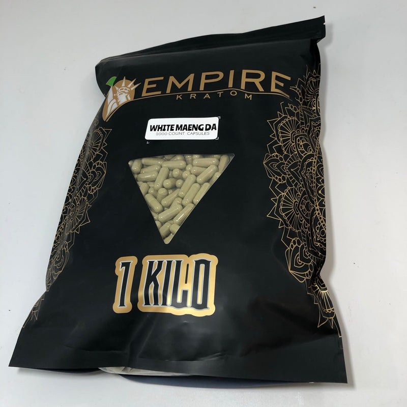 EMPIRE KRATOM - BLACK LABEL - XXL Capsules - 1 KILOGRAM Bag Best Sales Price - Edibles