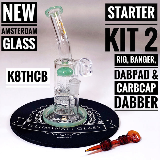Dab Kit # 2 - K8THCB Illuminati Glass Best Sales Price - Bongs