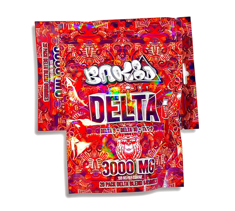BAK8D Master Blend - Delta Blend - 3000mg 20CT Gummies Best Sales Price - Gummies