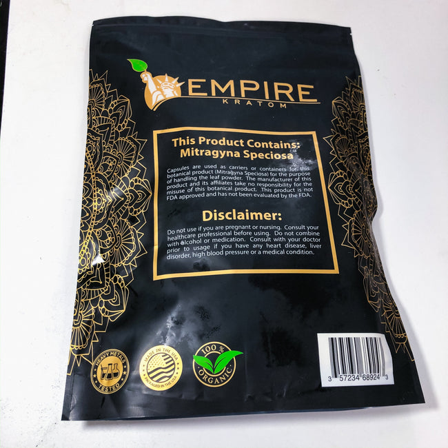 EMPIRE KRATOM - BLACK LABEL - Powder - 1 KILOGRAM BAG Best Sales Price - Edibles