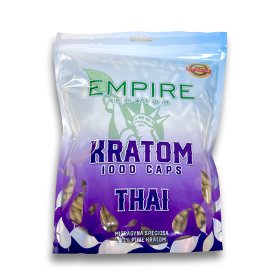 Empire Kratom - Capsules - 1000 Count - Mylar bag(10 Strains) Best Sales Price - Edibles