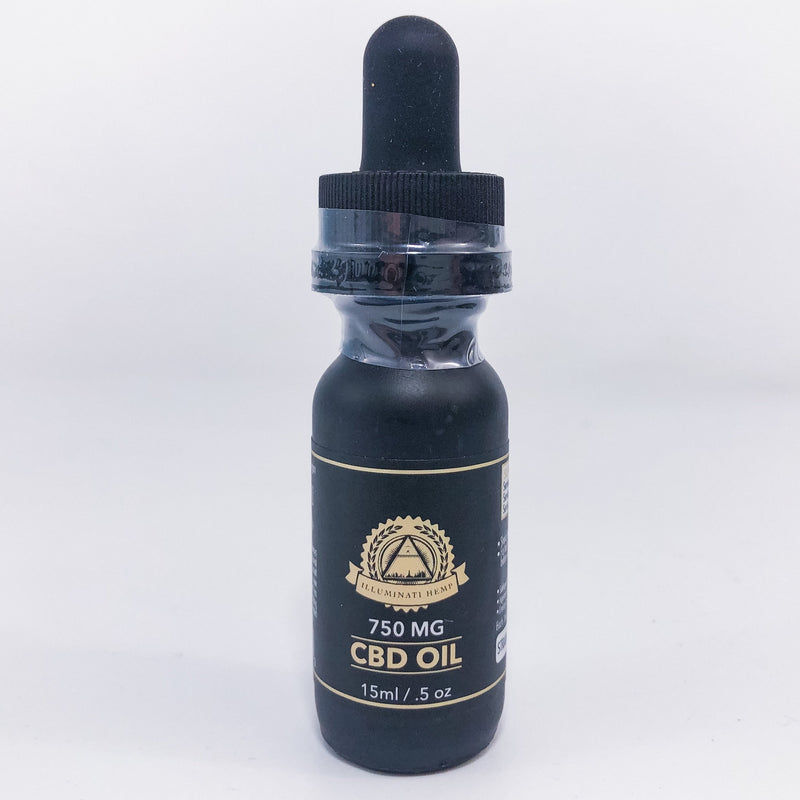 Illuminati Glass CBD Tincture - 750MG - SINGLE UNIT Best Sales Price - Tincture Oil