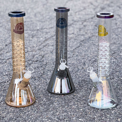 Ams 147 - Reverse Maria Beaker Illuminati Glass Best Sales Price - Bongs