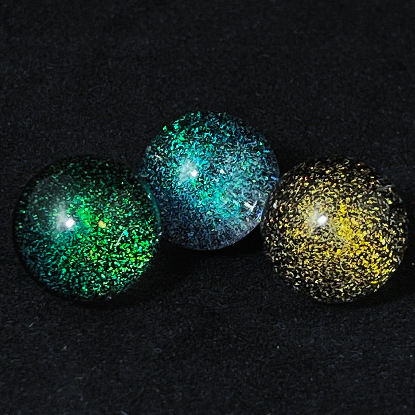 Dichroic Bling Slurp Stopper Bead - 14mm - Illuminati Glass Quartz Best Sales Price - Accessories