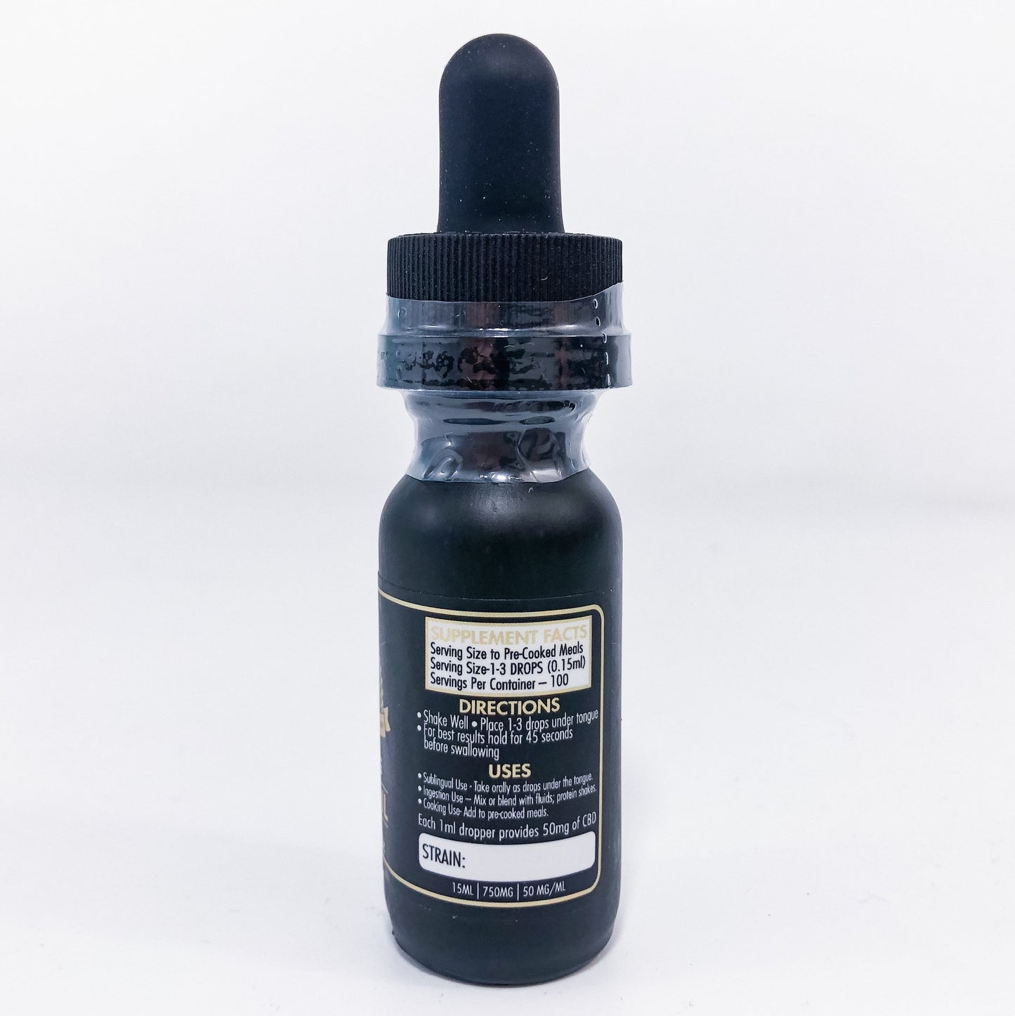 Illuminati Glass CBD Tincture - 750MG - SINGLE UNIT Best Sales Price - Tincture Oil