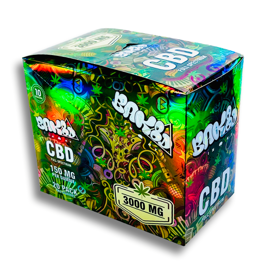 BAK8D Master Blend- CBD - 3000mg - 20CT Gummies - Single Unit