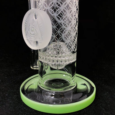 Illuminati Glass JDG 005 - Seed of Life Waterpipe Best Sales Price - Bongs