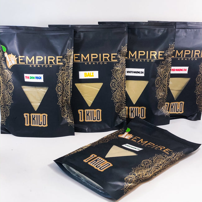 EMPIRE KRATOM - BLACK LABEL - Powder - 1 KILOGRAM BAG Best Sales Price - Edibles