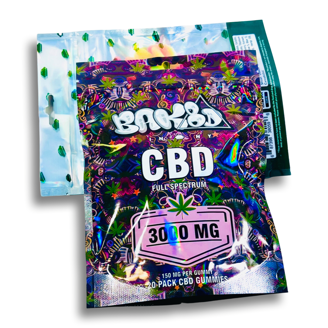 BAK8D Master Blend- CBD - 3000mg - 20CT Gummies - Single Unit