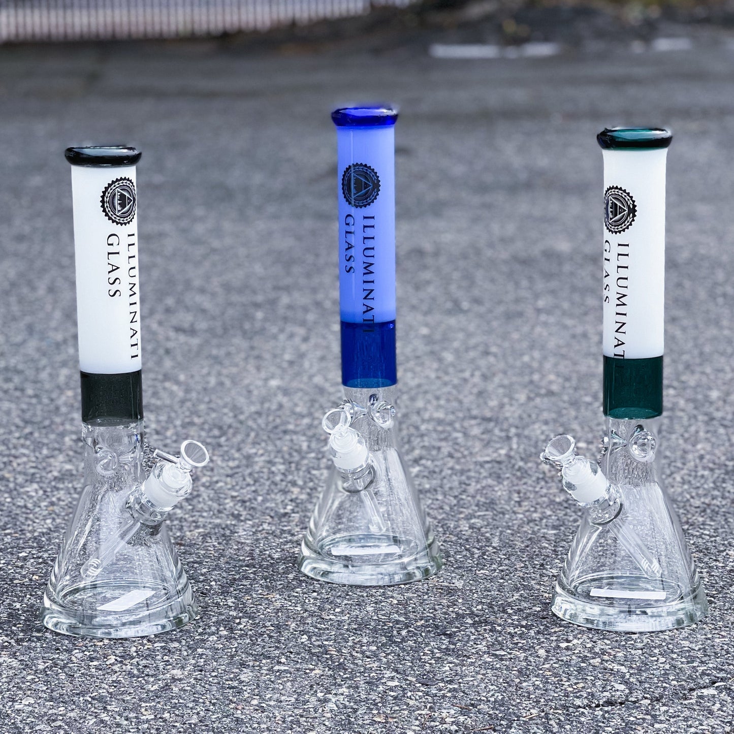 JDBK 535 - Two Tone Beaker Illuminati Glass Best Sales Price - Bongs