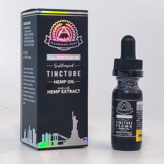 ILLUMINATI HEMP 750mg FULL SPECTRUM TINCTURE Best Sales Price - Tincture Oil