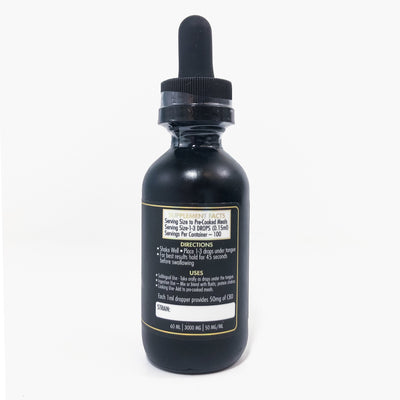 Illuminati Glass CBD Tincture - 3000MG - SINGLE UNIT Best Sales Price - Tincture Oil