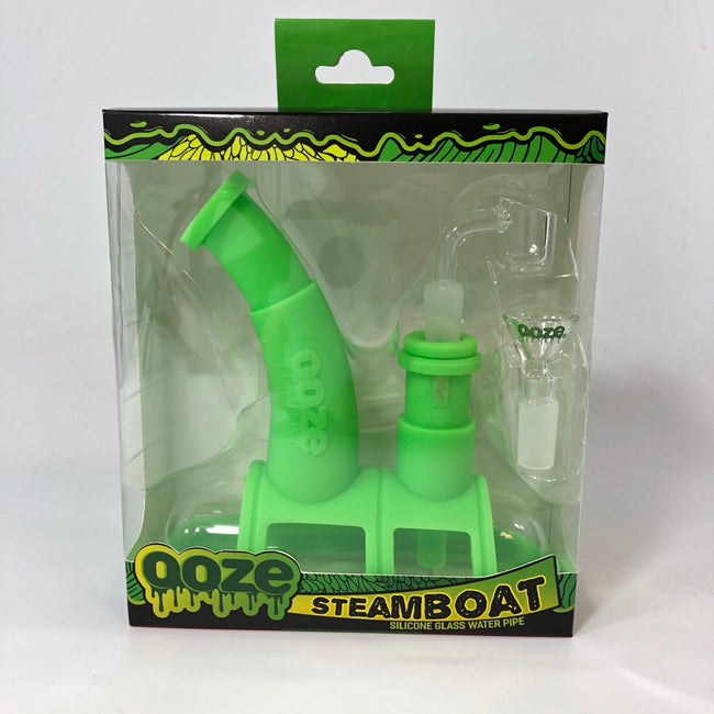 Ooze Steamboat - Silicone Glass Waterpipe Best Sales Price - Smoking Pipes
