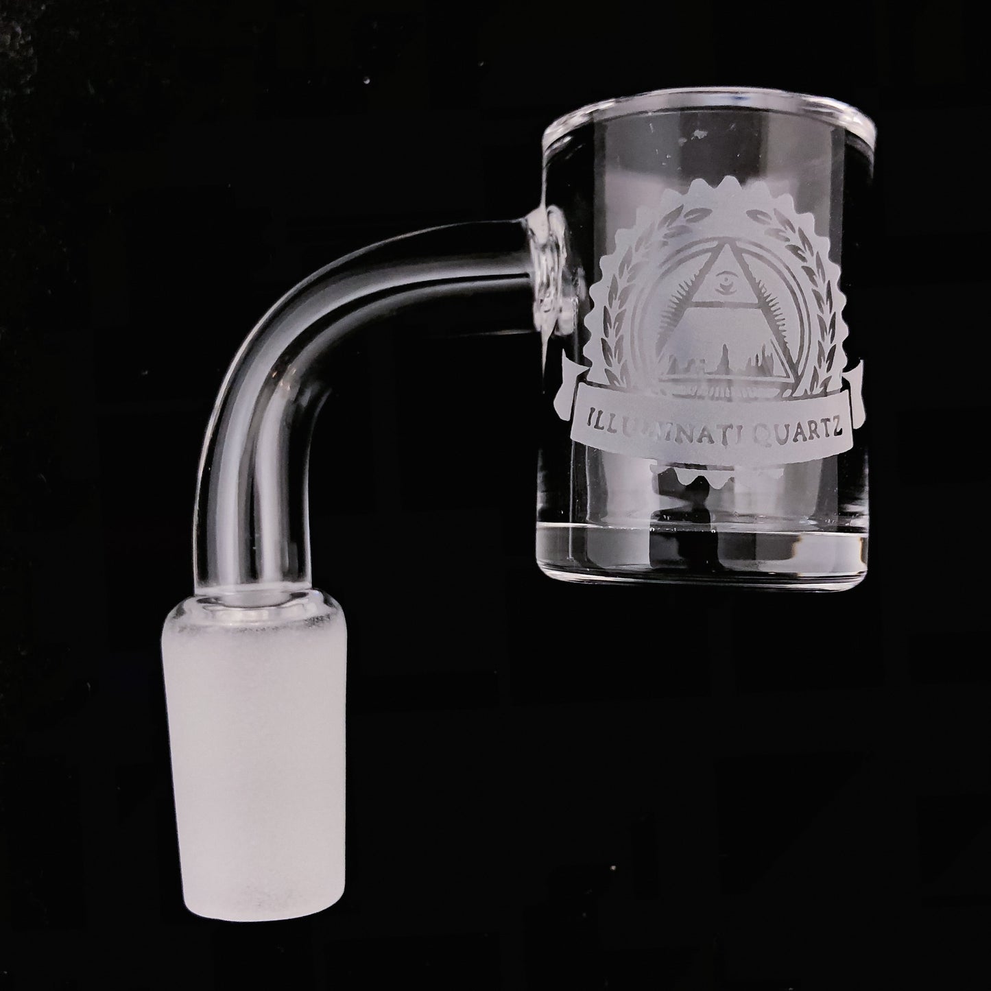 Quartz 1 - HQ Beveled Edge Banger V2 - Illuminati Glass Best Sales Price - Accessories