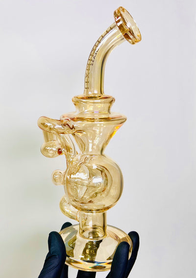 Illuminati Glass JDG 009 - Half Ball Recycler Best Sales Price - Bongs