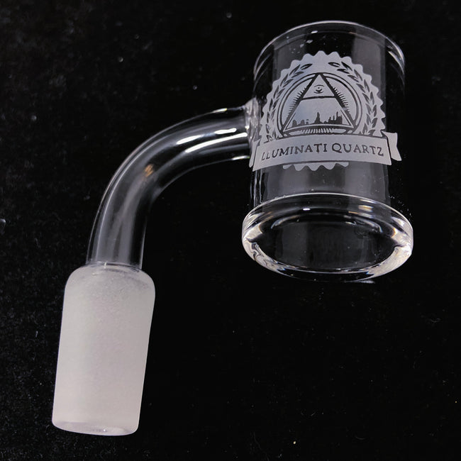 Quartz 1 - HQ Beveled Edge Banger V2 - Illuminati Glass Best Sales Price - Accessories