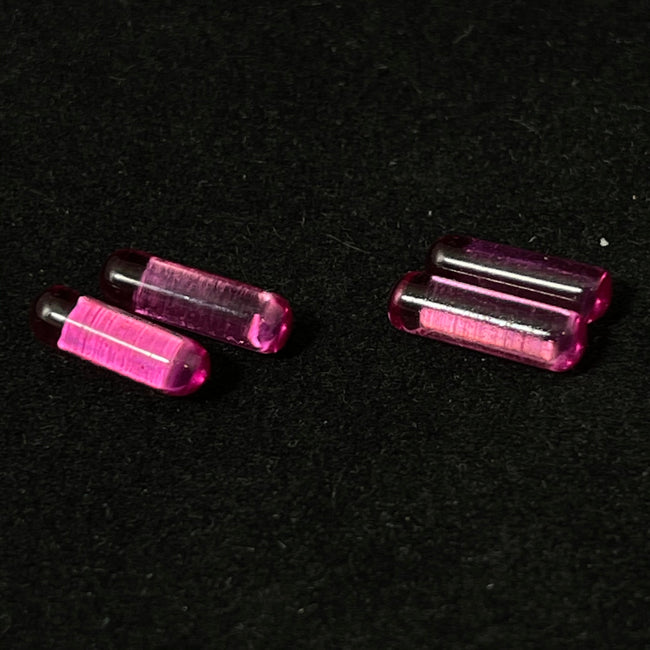 Mini Ruby Pills (Pair) - Illuminati Glass Quartz Best Sales Price - Accessories