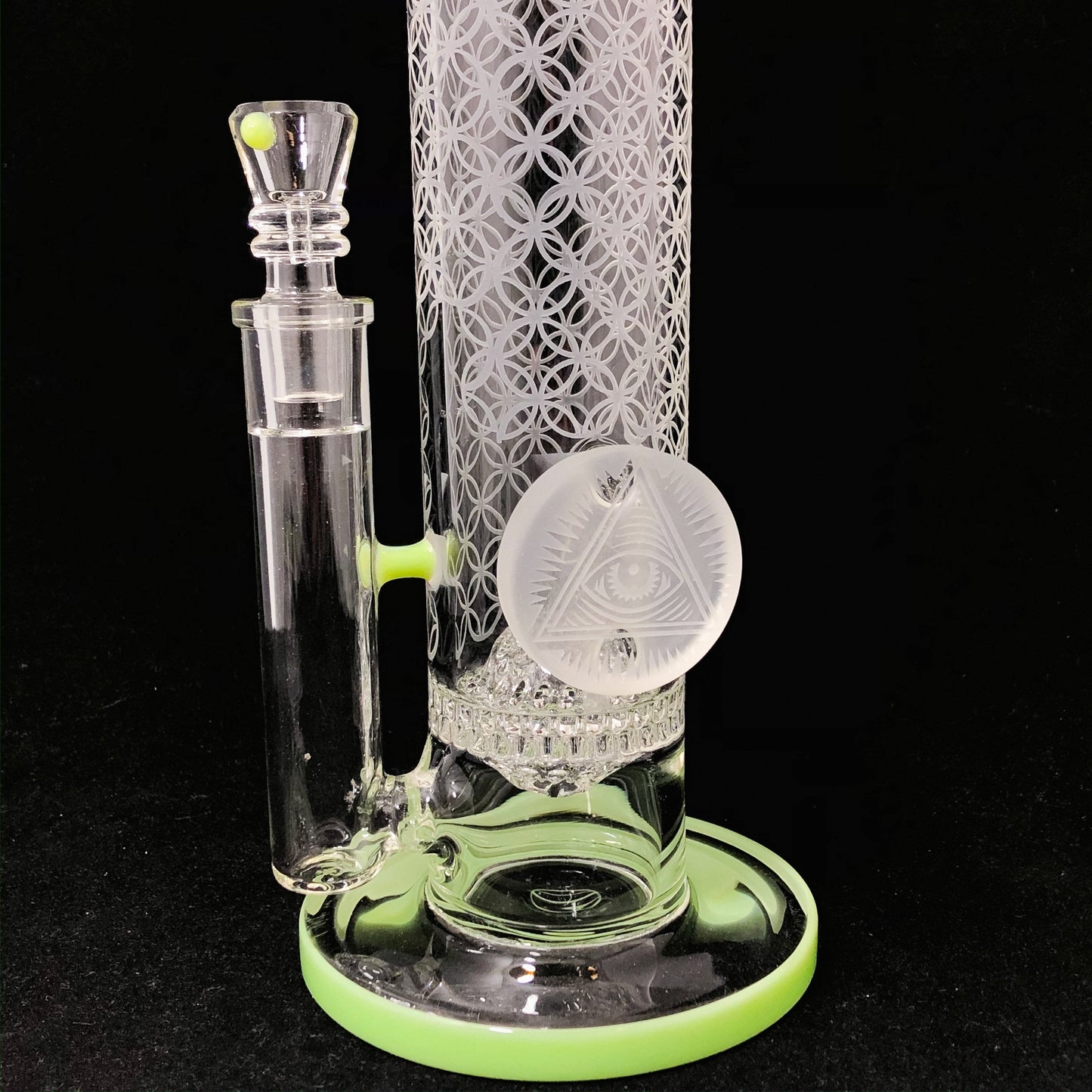 Illuminati Glass JDG 005 - Seed of Life Waterpipe Best Sales Price - Bongs