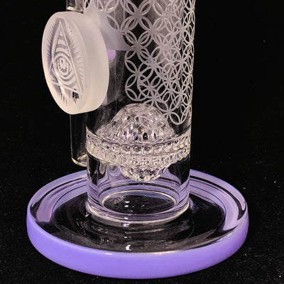 Illuminati Glass JDG 005 - Seed of Life Waterpipe Best Sales Price - Bongs