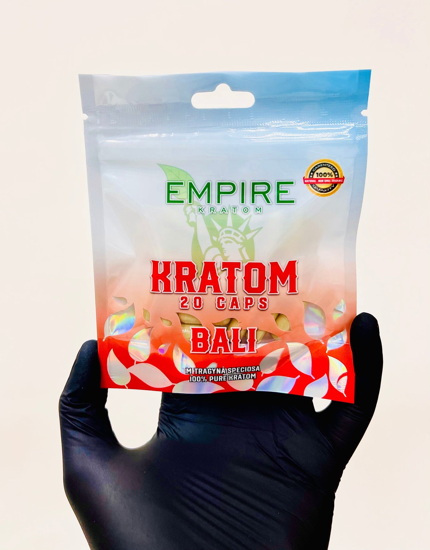 EMPIRE KRATOM - Capsules - 20 Count - Mylar (10 Strains) - Single Unit Best Sales Price - Edibles