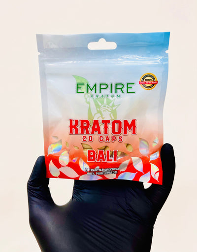 EMPIRE KRATOM - Capsules - 20 Count - Mylar (10 Strains) - Single Unit Best Sales Price - Edibles