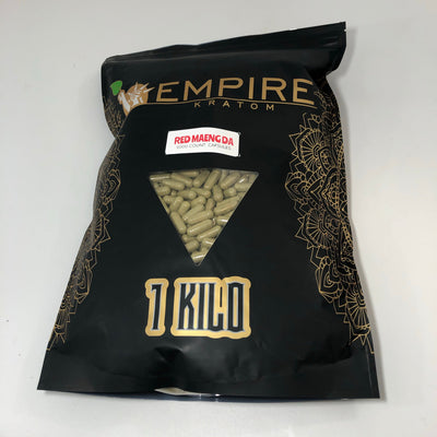 EMPIRE KRATOM - BLACK LABEL - XXL Capsules - 1 KILOGRAM Bag Best Sales Price - Edibles