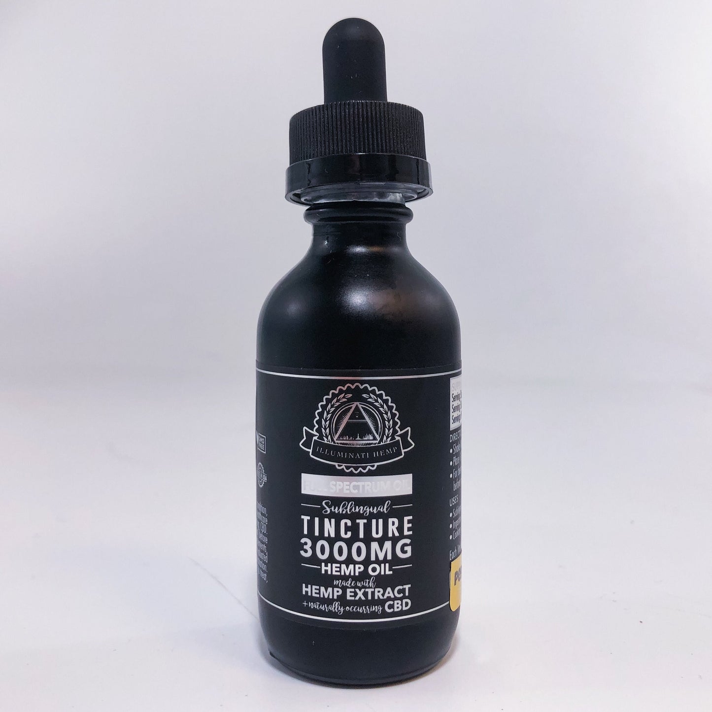 ILLUMINATI HEMP 3000MG FULL SPECTRUM TINCTURE - SINGLE UNIT Best Sales Price - Tincture Oil