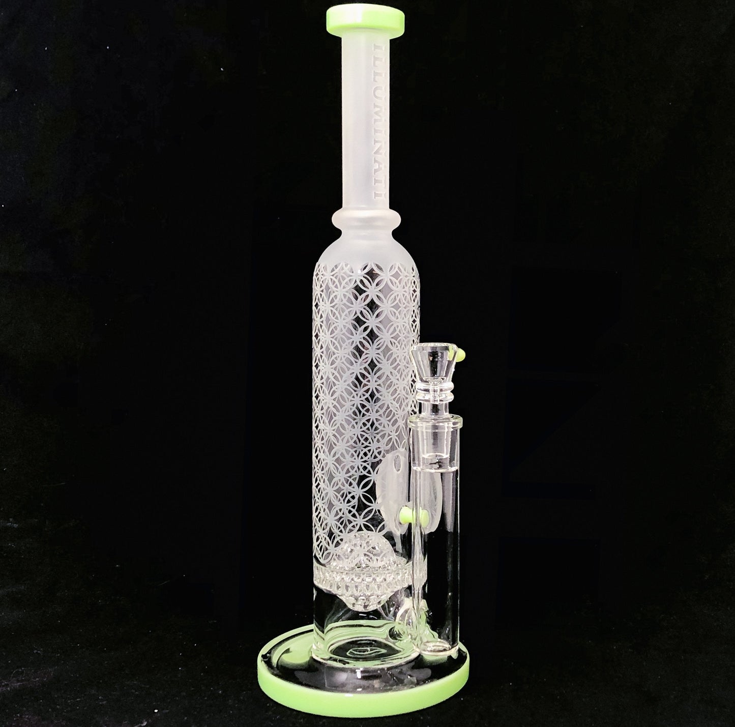 Illuminati Glass JDG 005 - Seed of Life Waterpipe Best Sales Price - Bongs