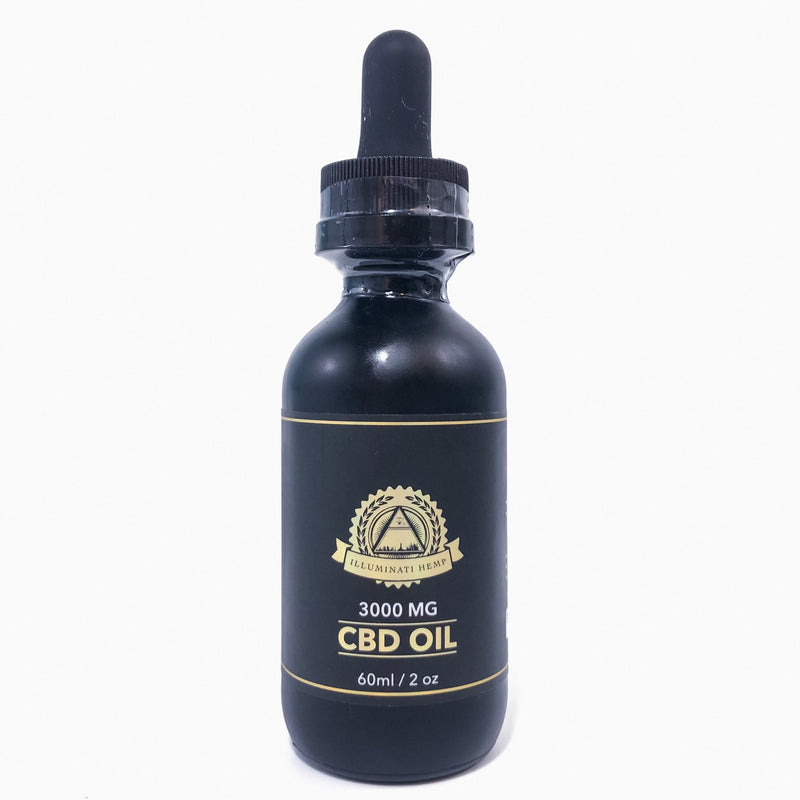 Illuminati Glass CBD Tincture - 3000MG - SINGLE UNIT Best Sales Price - Tincture Oil