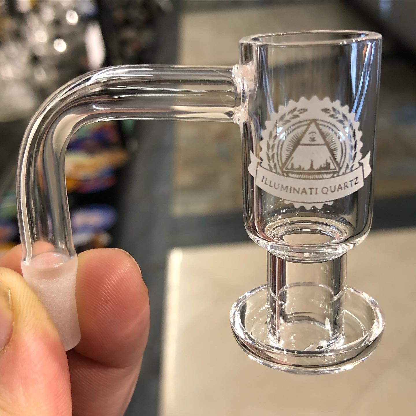 HQ Terp Slurp Banger (NOT FULL WELD) - Illuminati Glass Quartz Best Sales Price - Accessories